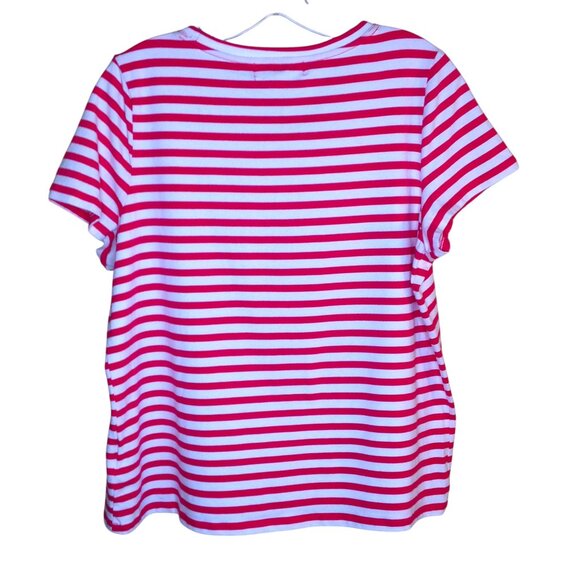 Michael Kors Tee Shirt Top Studded Emblem 1X NWOT - Picture 3 of 4